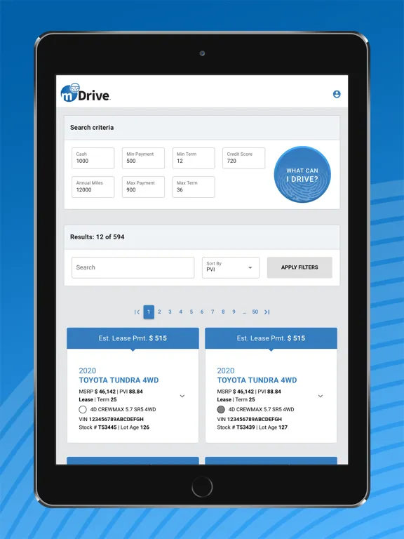 mDrive SYNC iPad  Screenshots