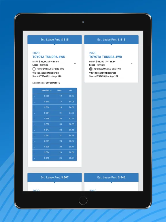 mDrive SYNC iPad  Screenshots