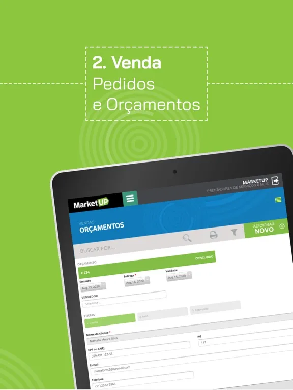 MarketUP ERP iPad 應用截圖