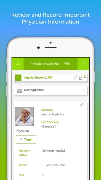 Physician Insights 360 스크린샷