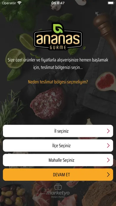 Tangkapan layar Ananas Gurme