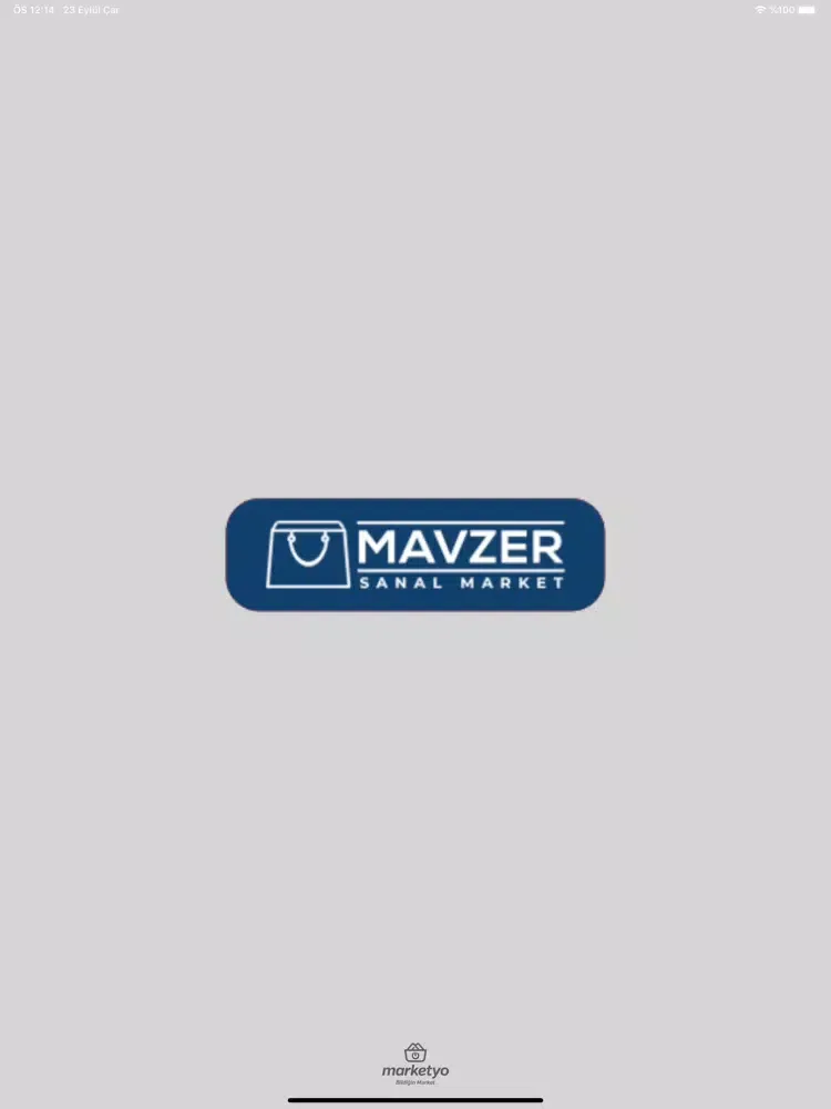 Ảnh chụp màn hình của Mavzer Toplu Tüketim iPad 