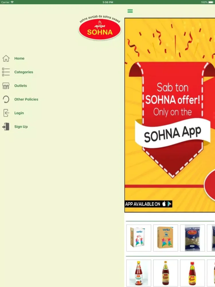 Zrzuty ekranu Markfed SOHNA iPad 