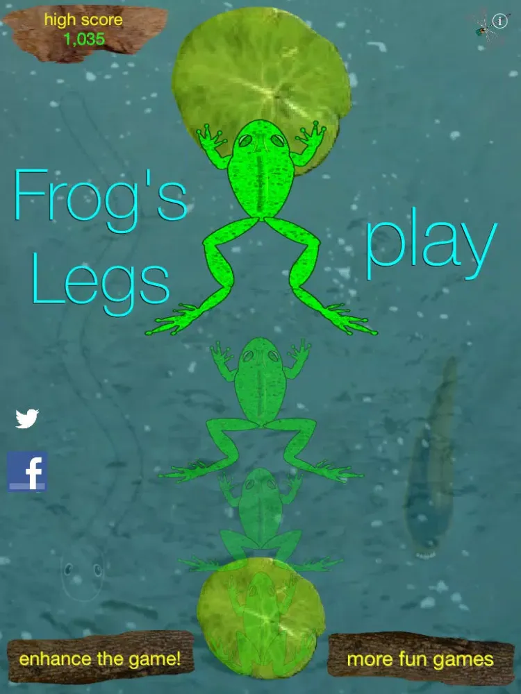 Frogs Legs iPad  스크린샷