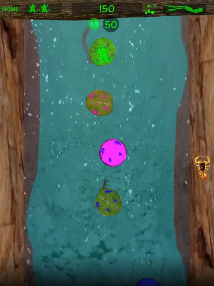 Frogs Legs iPad  스크린샷