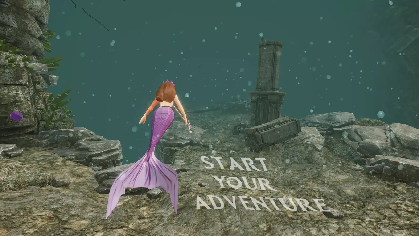 ภาพหน้าจอของ Mermaid Simulator Sea games