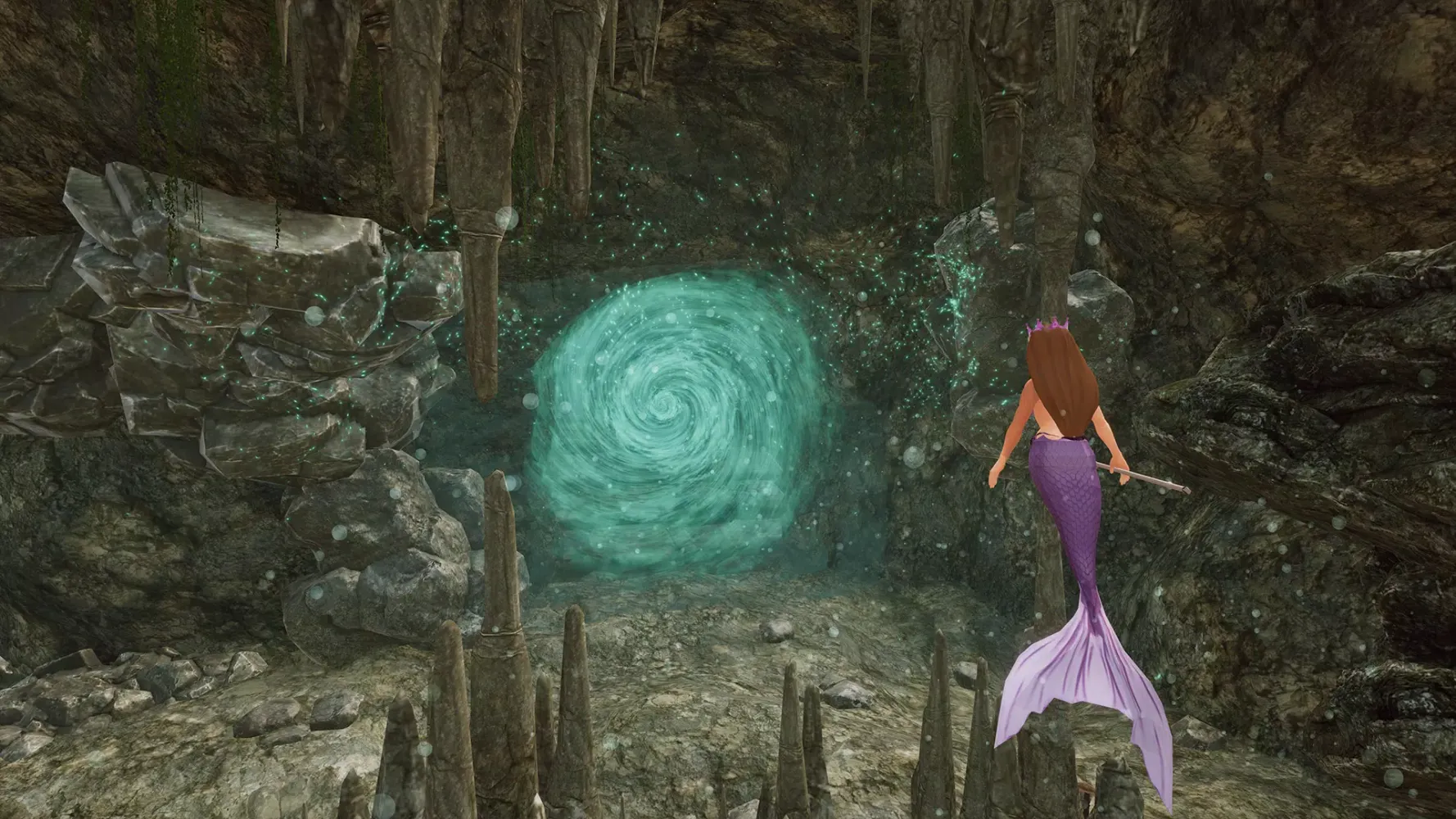 ภาพหน้าจอของ Mermaid Simulator Sea games