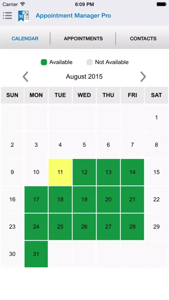 Capturas de tela do Appointment Manager Pro