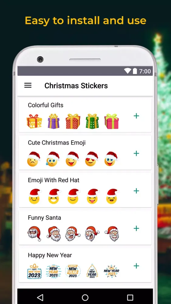 Christmas Stickers (WASticker) Screenshots