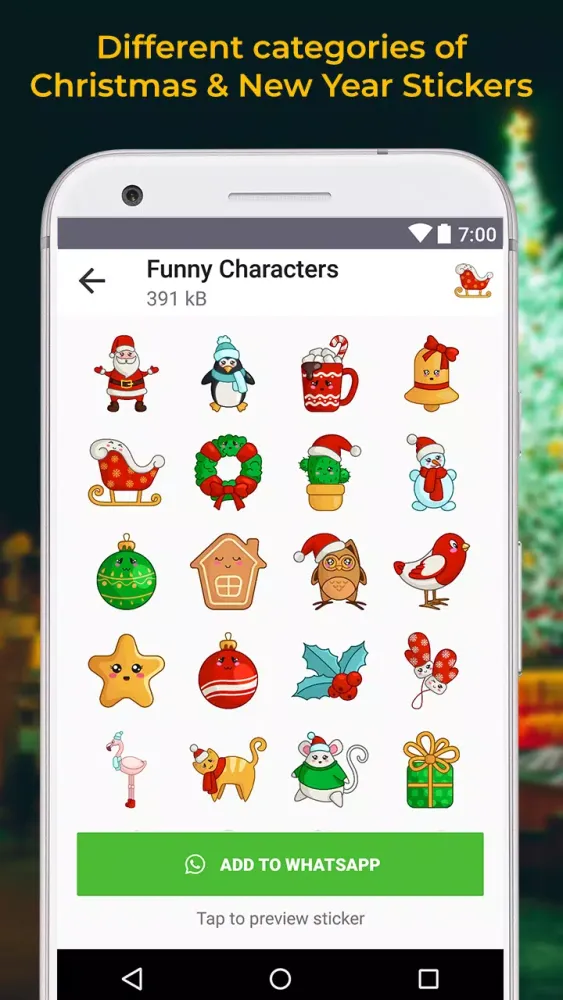 Christmas Stickers (WASticker) Screenshots