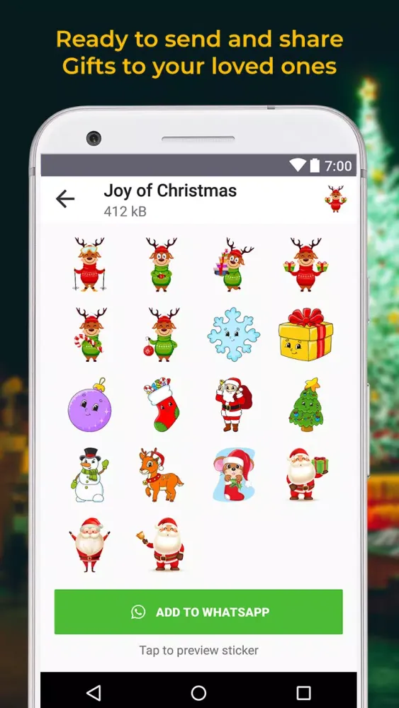 Christmas Stickers (WASticker) Screenshots