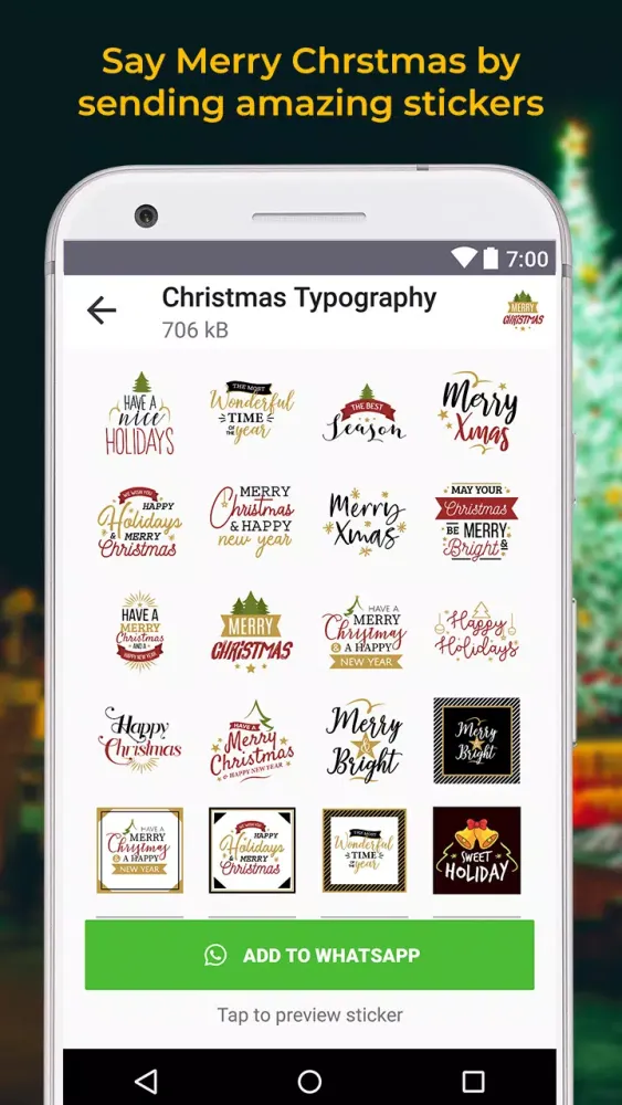 Christmas Stickers (WASticker) Screenshots