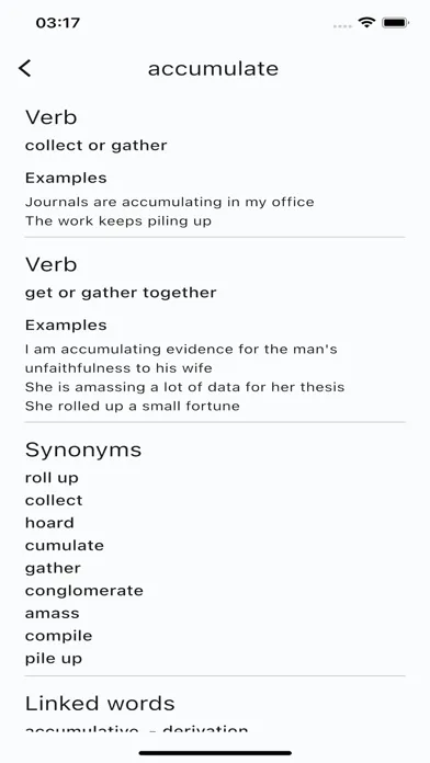 Скриншоты English Dictionary + Thesaurus