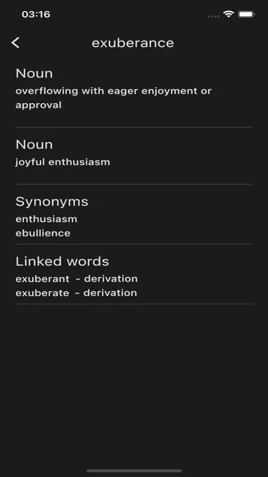 Скриншоты English Dictionary + Thesaurus