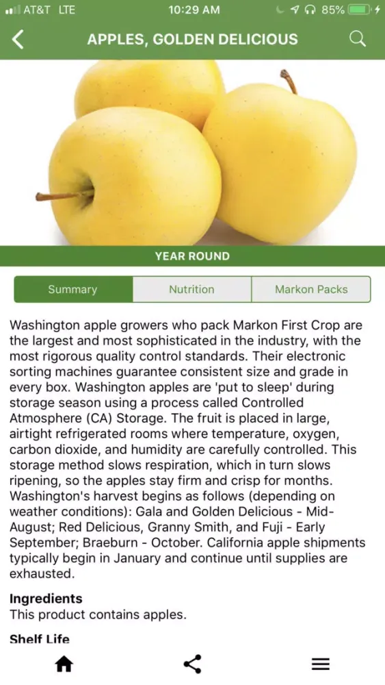 Markon's Produce Guide स्क्रीनशॉट