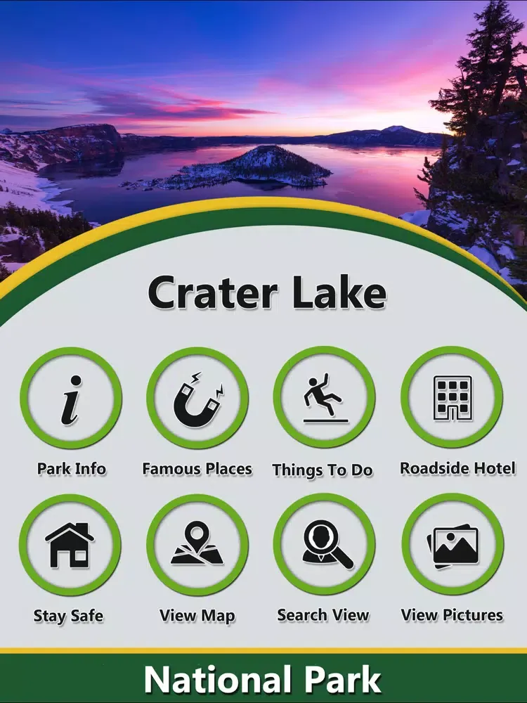 Capturas de pantalla de Crater Lake - National Park iPad 
