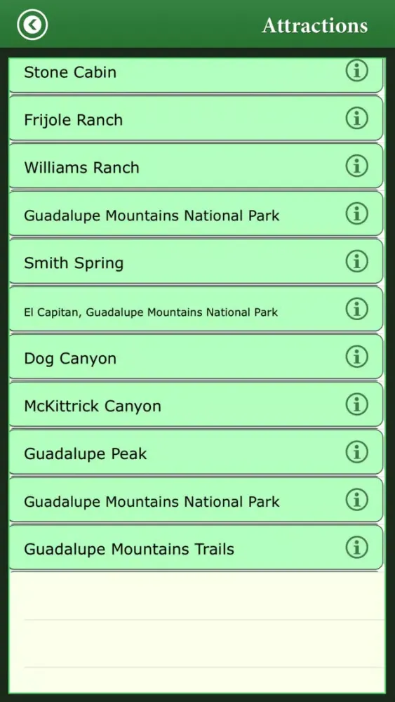 Guadalupe Mountains - N.Park سکرین شاٹس