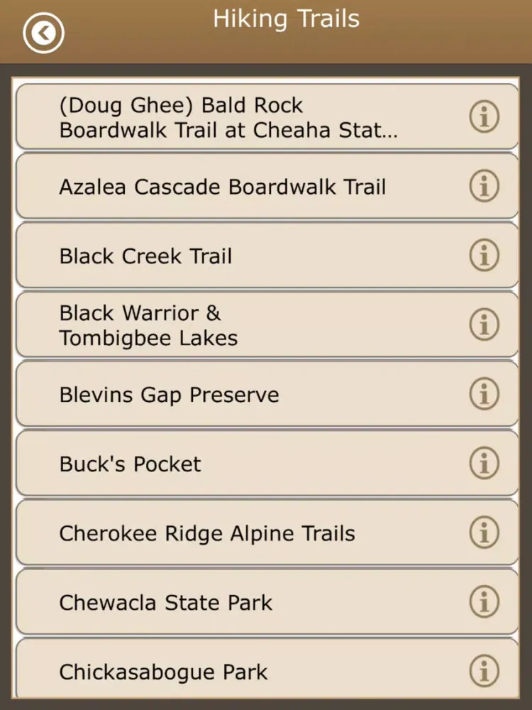 Capturas de tela do Saskatchewan Camping Guide iPad 