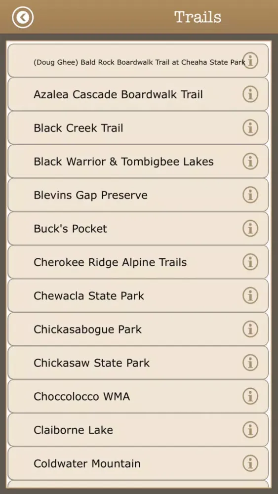 Capturas de tela do Saskatchewan Camping Guide