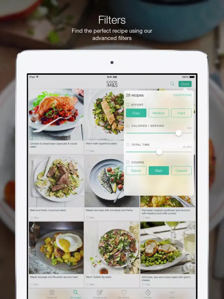Cook With M&S iPad 应用截图
