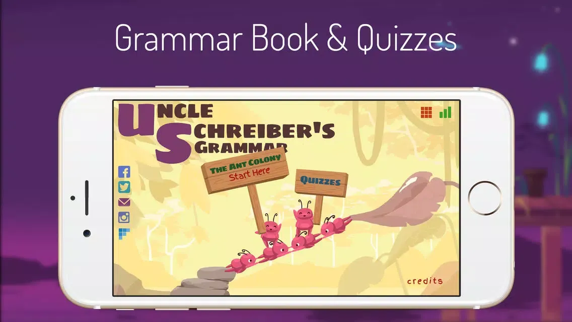 ภาพหน้าจอของ English Grammar Quizzes for Kids : Test for reading & writing