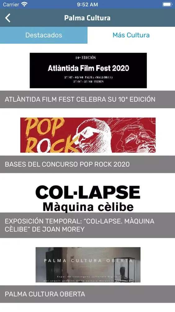 Ảnh chụp màn hình của Palma Cultura