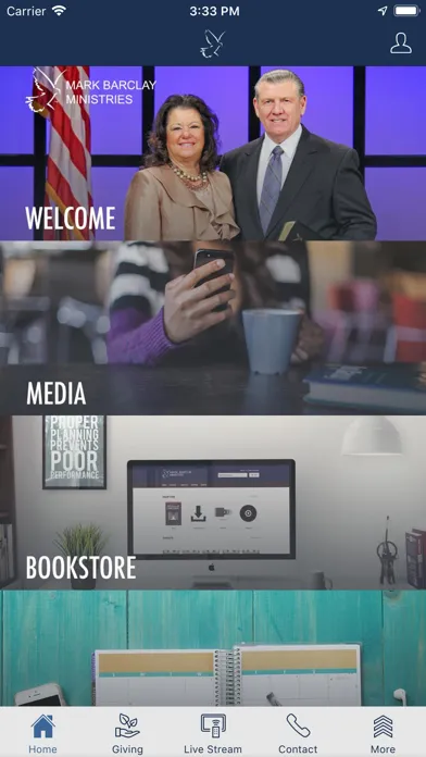 Capturas de pantalla de Mark Barclay Ministries