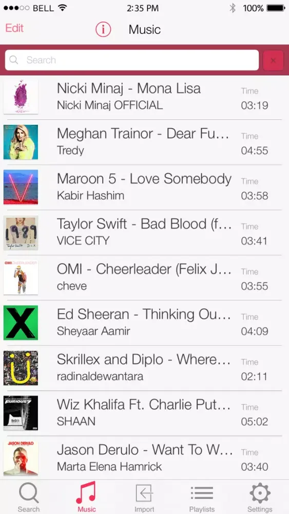 Capturas de tela do Cloudify - Free Music Mp3 Player & Playlist Manager for Dropbox and Google Drive