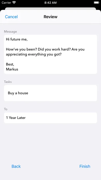 Скриншоты Future Messages