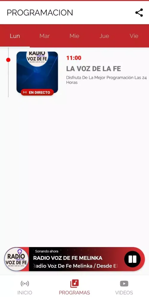 Radio Voz De Fe Melinka Screenshots