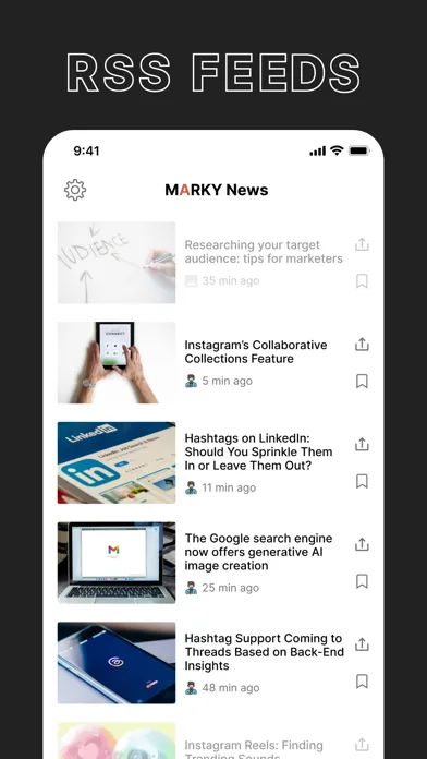 MARKY - SMM NEWS PORTAL Screenshots