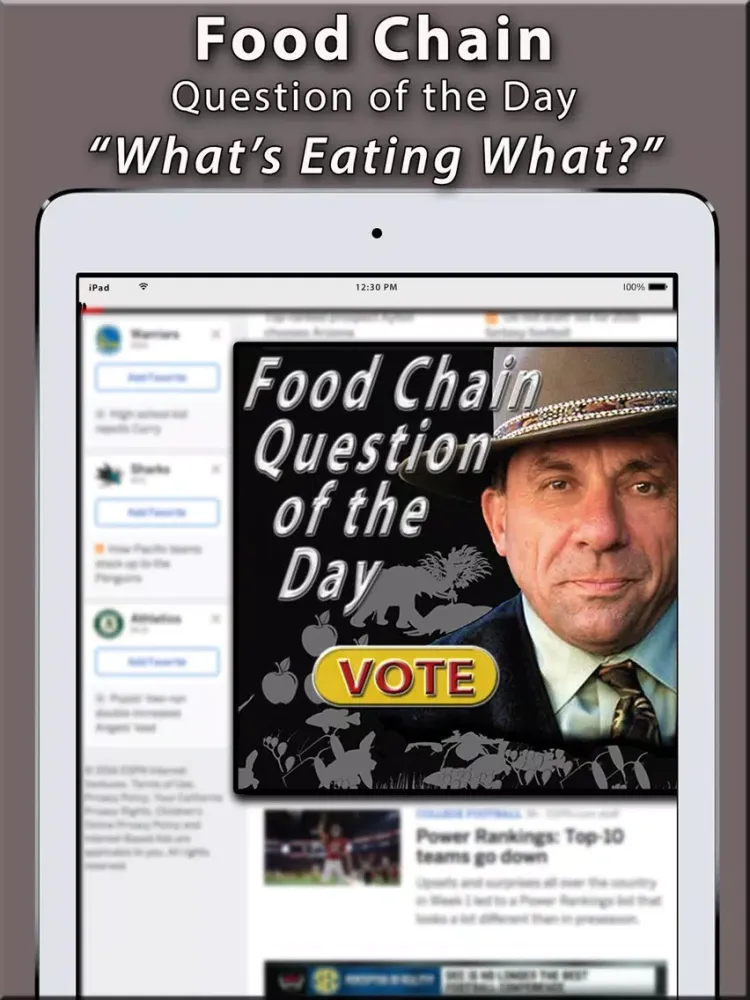 Radio Question of the Day: Sports, Food, Culture… iPad  Screenshots