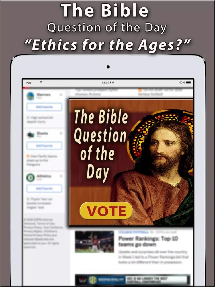 Radio Question of the Day: Sports, Food, Culture… iPad  Screenshots