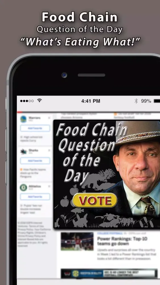 Radio Question of the Day: Sports, Food, Culture… Screenshots