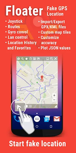 Fake GPS Location - Floater Screenshots