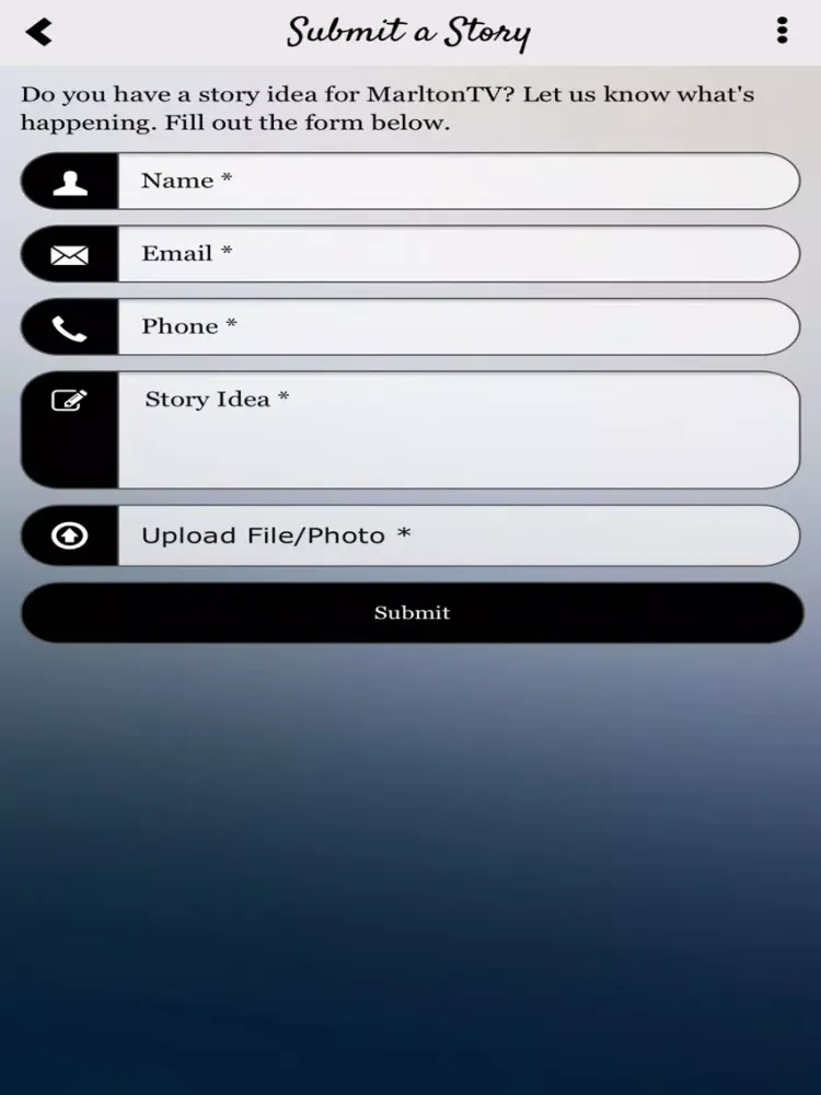 Ảnh chụp màn hình của Marlton TV iPad 