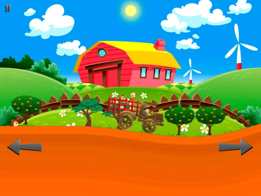 Capturas de pantalla de A Chicken Farm - My Tiny Tractor Racing Game for Kids - Full Version iPad 