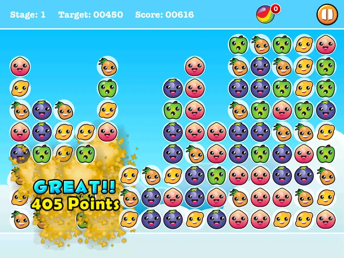 Burst Fruits Mania! - Tap Match Puzzle Blast! iPad  स्क्रीनशॉट