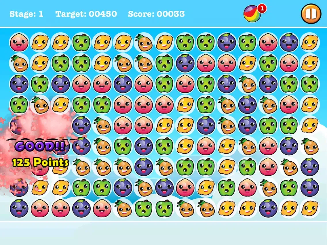 Burst Fruits Mania! - Tap Match Puzzle Blast! iPad  स्क्रीनशॉट