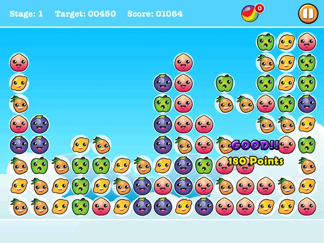 Burst Fruits Mania! - Tap Match Puzzle Blast! iPad  स्क्रीनशॉट