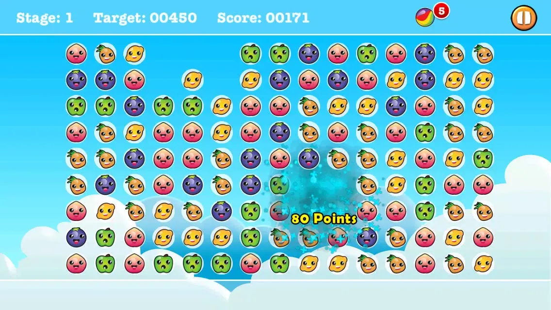 Burst Fruits Mania! - Tap Match Puzzle Blast! स्क्रीनशॉट