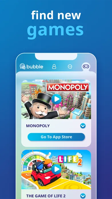 Capturas de tela do Bubble Play