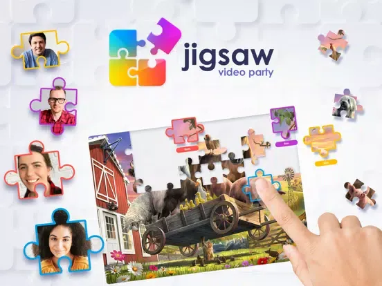 Zrzuty ekranu Jigsaw Video Party iPad 