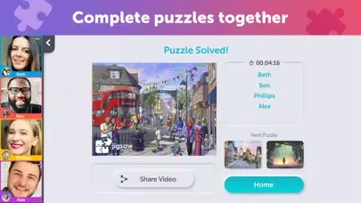 Zrzuty ekranu Jigsaw Video Party