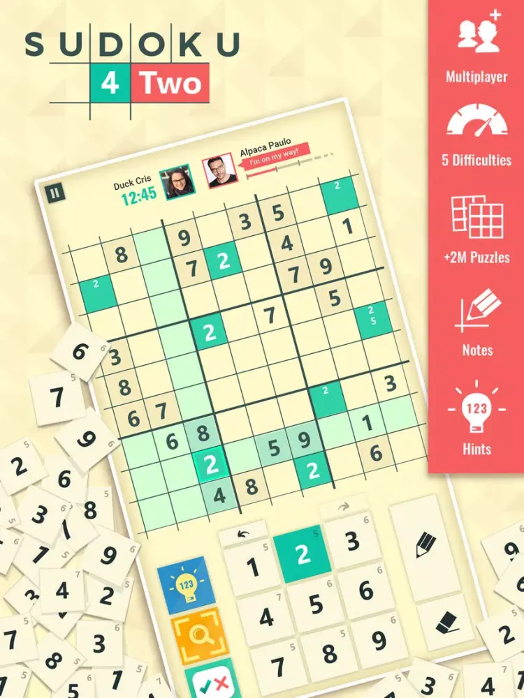 صور Sudoku 4Two Multiplayer iPad 