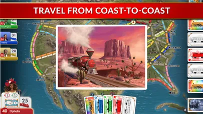 Capturas de tela do Ticket to Ride® The Board Game