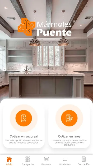 Capturas de tela do Catálogo Puente