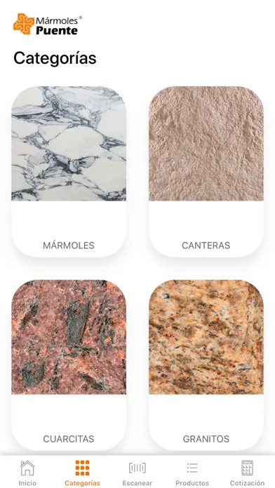 Capturas de tela do Catálogo Puente