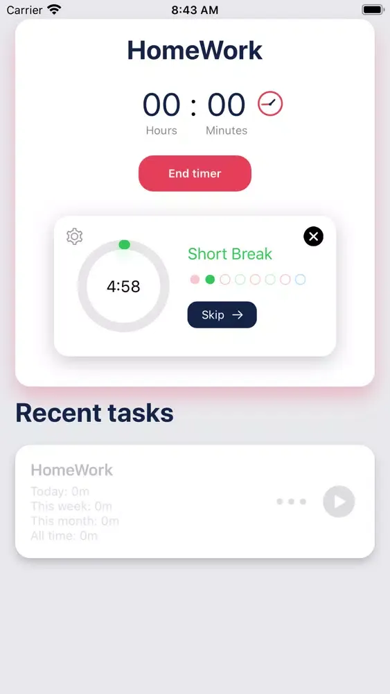 Task Pomo سکرین شاٹس