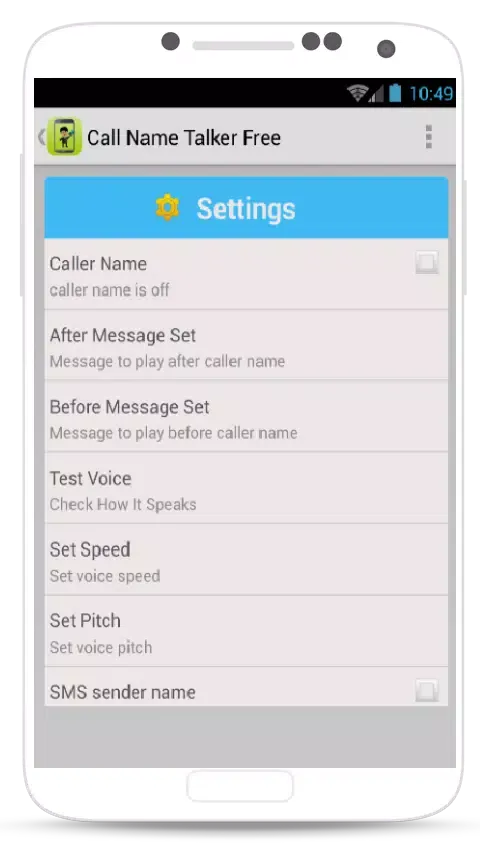 Capturas de pantalla de Call Talker Name Free
